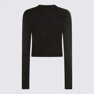 Vivienne Westwood Cropped Cardigan With Distinctive Buttons And Embroidered Emblem In Black