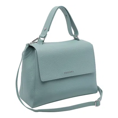 Orciani Medium Sveva Handbag In Blue