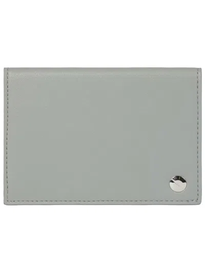 Paul Smith Sardines Embossed Card Holder In Gray