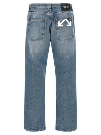 Off-white Half Arrow Jeans In Multi