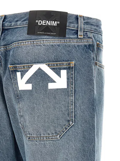 Off-white Half Arrow Jeans In Multi