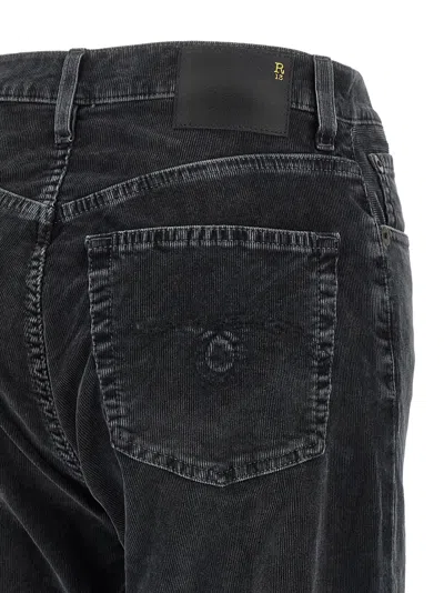 R13 Belt Loop Jeans In Black