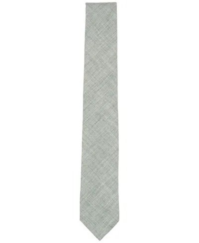 Bar Iii Men's Chambray Solid Tie, Macy's Exclusive In Metallic