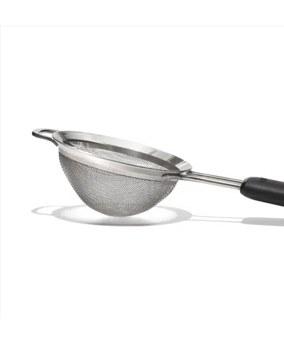 Oxo Mini Hand Strainer In Black