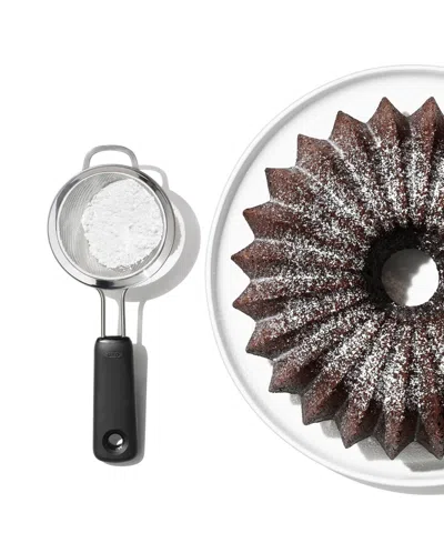Oxo Mini Hand Strainer In Black