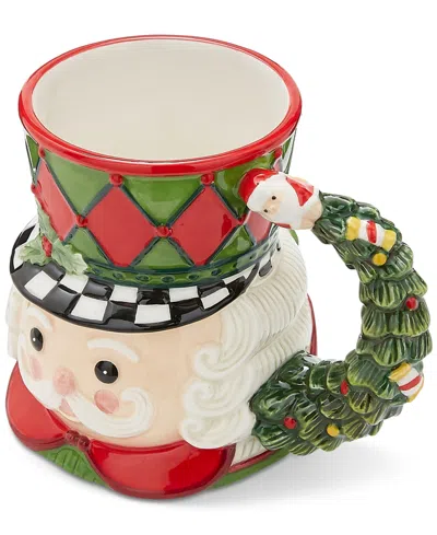 Spode Christmas Tree Nutcracker Toby Mug In Multi