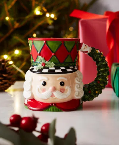 Spode Christmas Tree Nutcracker Toby Mug In Multi