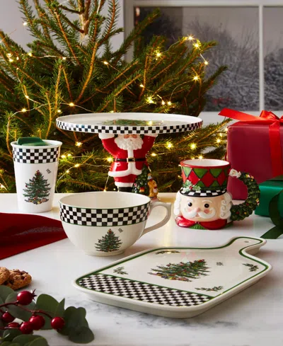 Spode Christmas Tree Nutcracker Toby Mug In Multi