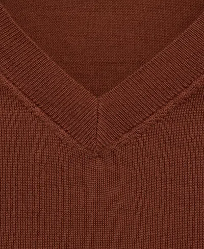 Mango Wool Sweater In Brown