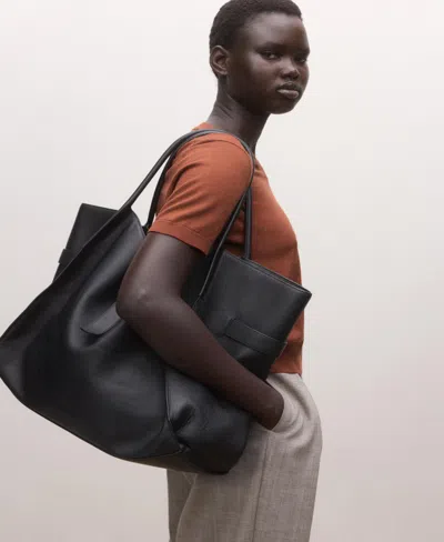 Mango Wool Sweater In Brown