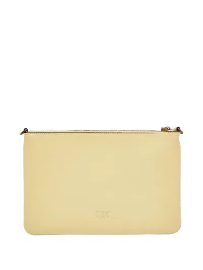 Pinko Medium Shoulder Bag In Neutral