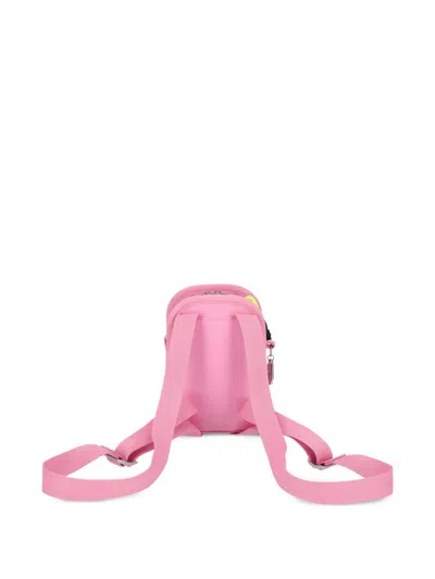Msgm Shoulder Strap Backpack In Pink
