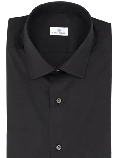 Sonrisa Black Black Solid Shirt In Black