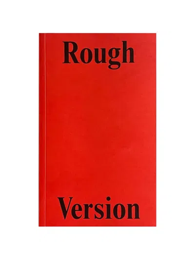 Antenne Books Rough Version Book In Red