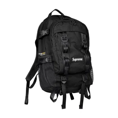 Supreme Logo-detail Backpack In Black