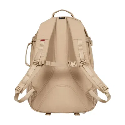 Supreme Logo-detail Backpack In Brown
