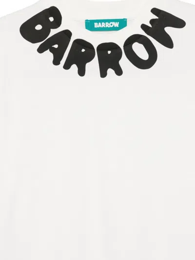 Barrow T-shirt Con Logo In White