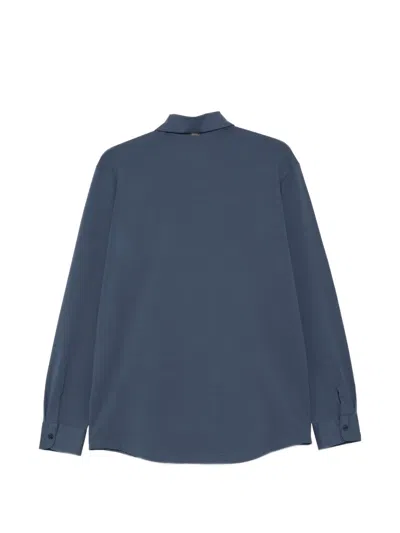 Herno Button-up Shirt In Blue