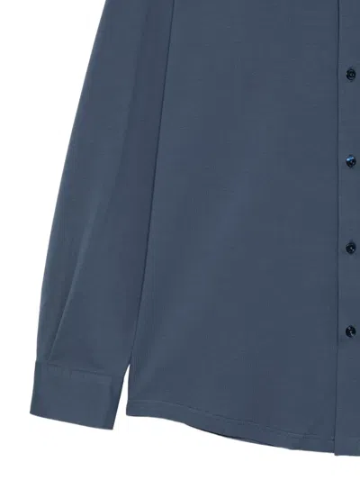 Herno Button-up Shirt In Blue