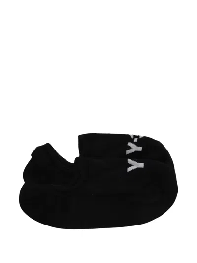 Y-3 Logo Socks In Black