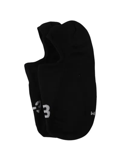 Y-3 Logo Socks In Black