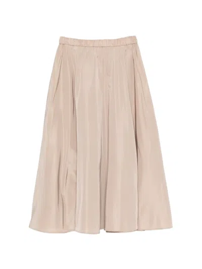 Aspesi Elasticated Skirt In Neutral