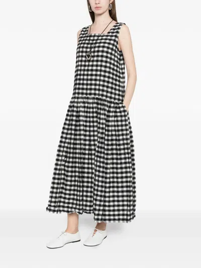 Ricorrrobe Gingham Dress In Multi
