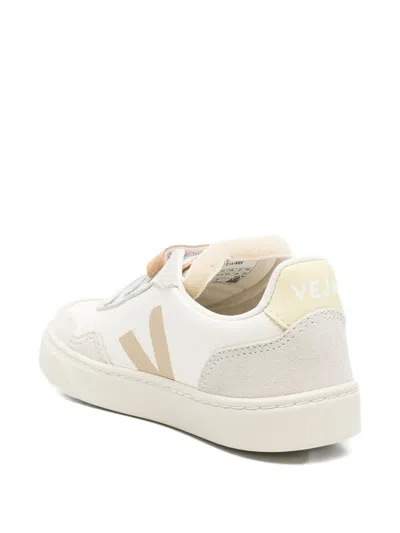 Veja V-90 Multi Strap Sneakers In Brown