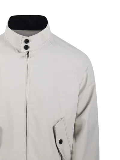 Dunst Button Zip Jacket In Green