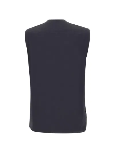 Rrd Buttoned Vest In Gray