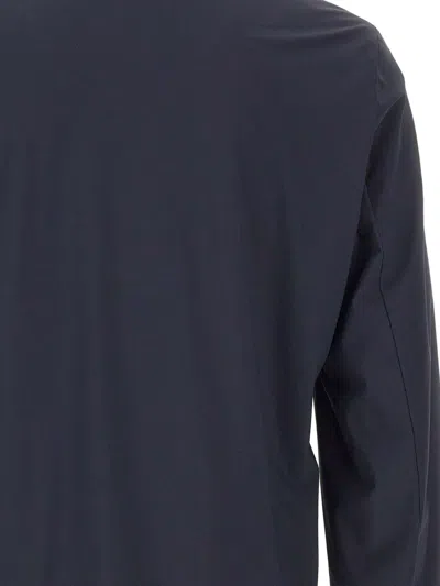 Diktat Zip Bomber Jacket In Blue