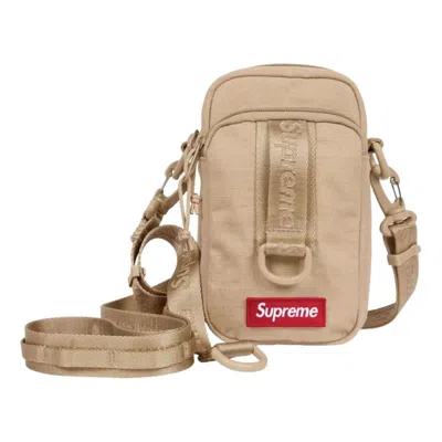 Supreme Box Logo Shoulder Bag In Nude
