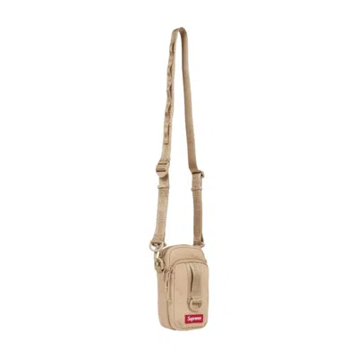 Supreme Box Logo Shoulder Bag In Nude