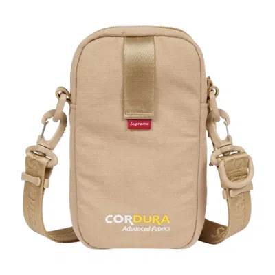 Supreme Box Logo Shoulder Bag In Nude