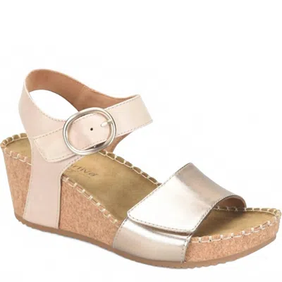Comfortiva Eldorah Wedge Sandal In Multi