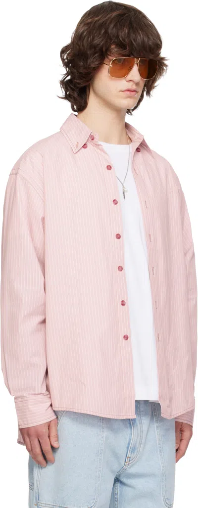 Sanderlak Pink Oversized Shirt In Pink
