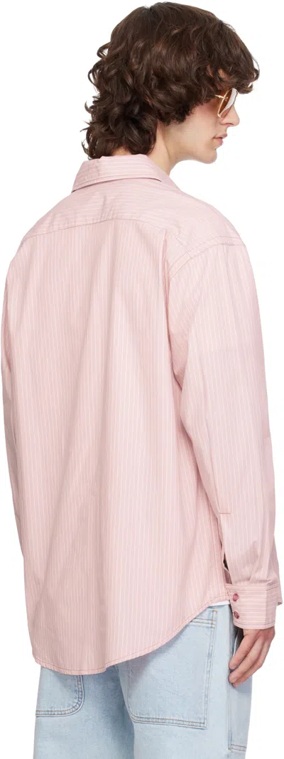 Sanderlak Pink Oversized Shirt In Pink