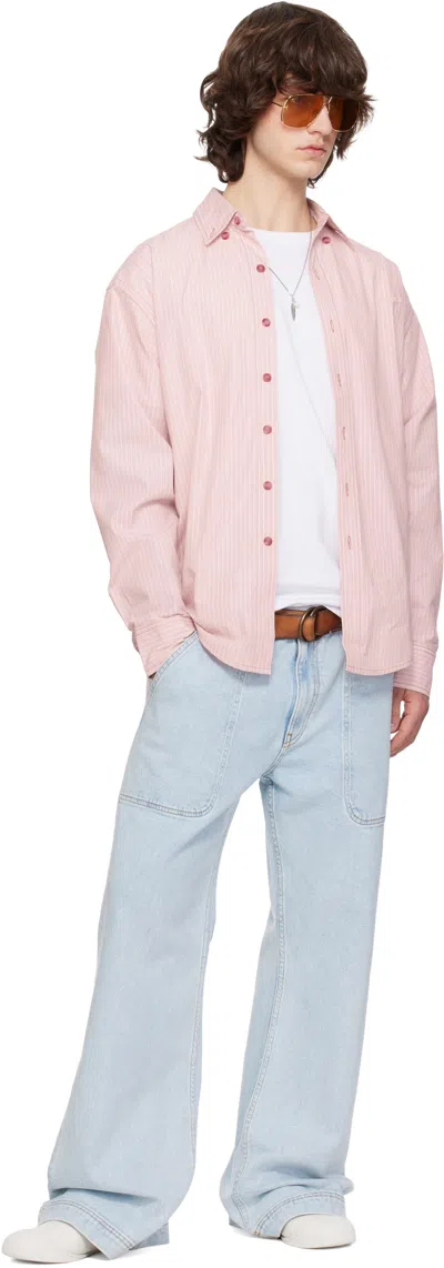 Sanderlak Pink Oversized Shirt In Pink