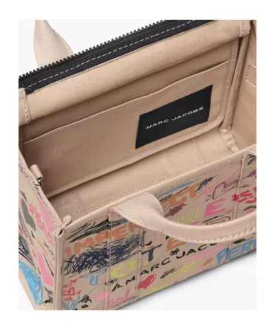 Marc Jacobs The Small Punk Scribble Canvas Tote Bag