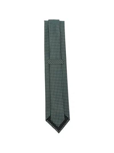 Brioni Patterned Tie In Metallic