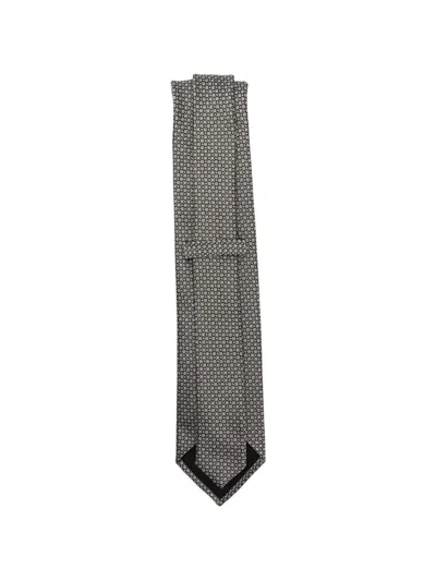 Brioni Patterned Tie In Green