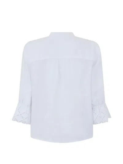 120% Lino Buttoned Shirt In White