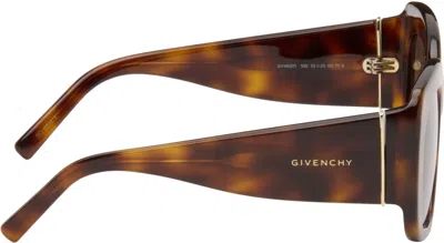 Givenchy Brown ' Bold' Sunglasses In Brown
