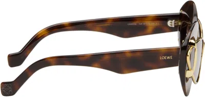 Loewe Double-frame Sunglasses In Gold