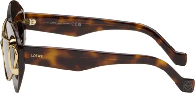 Loewe Double-frame Sunglasses In Gold