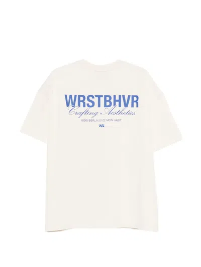Wrstbhvr Studio V13 Graphic T-shirt In White