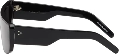 Rick Owens Black Temple Performa Sunglasses In Black
