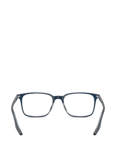 Ray Ban Square Frame Glasses In Blue