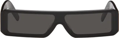 Rick Owens Rectangle Frame Sunglasses In Black