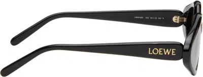 Loewe Triangle Slim 50mm Geometric Sunglasses In Black